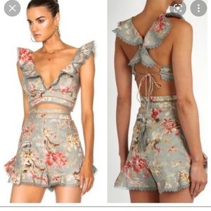 Zimmermann Mercer Flutter Frill Short Set